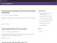 Tablet Screenshot of kyykkaliitto.fi